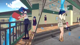 anime high school girl life 3d iphone screenshot 2