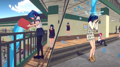 アニメ 高い 学校 女の子 生活 3D screenshot1
