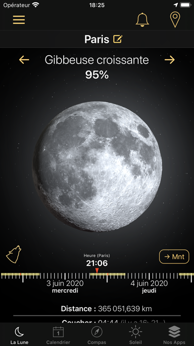 Screenshot #2 pour Phases de la lune + calendrier