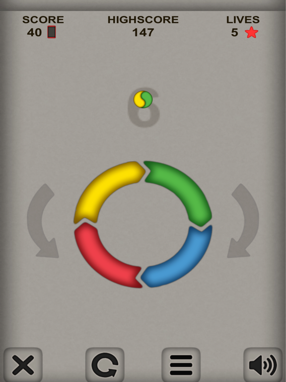 Catch the rush ball iPad screenshot