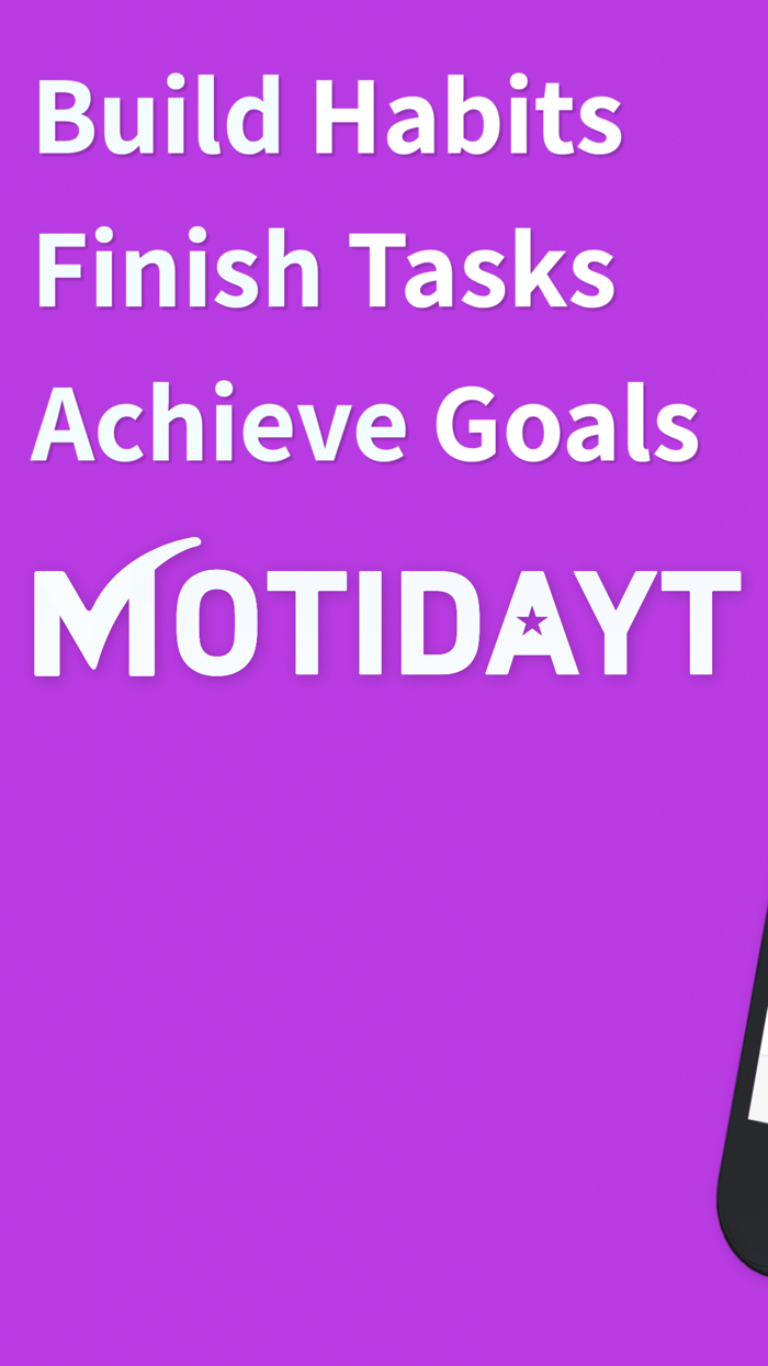 Motidayt Habits Tasks Goals