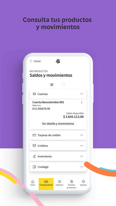 Bancolombia Personas Screenshot