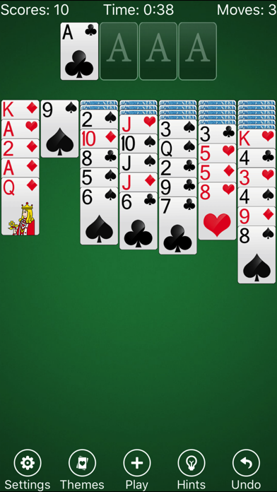 A¹ Yukon Solitaire Card Game Screenshot
