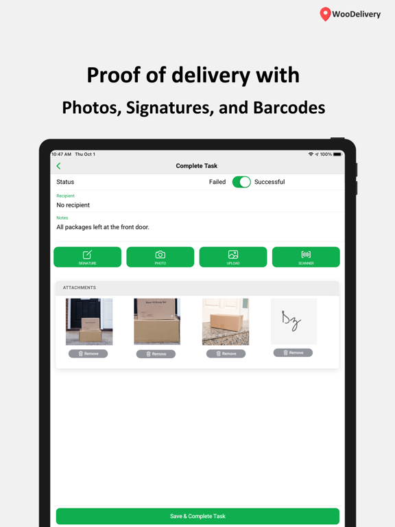 Screenshot #6 pour WooDelivery Driver