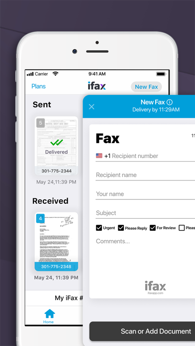 iFax: Fax from Phone ad freeのおすすめ画像1