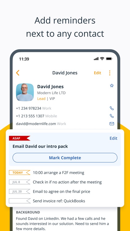 OnePageCRM - Simple CRM System