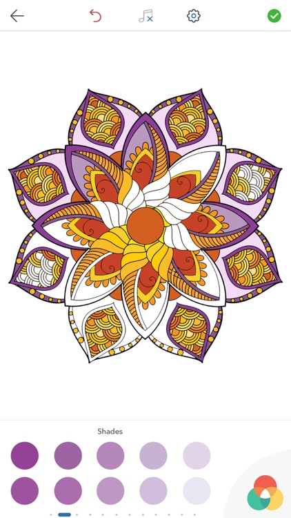 Magic Mandalas Coloring Book screenshot-3