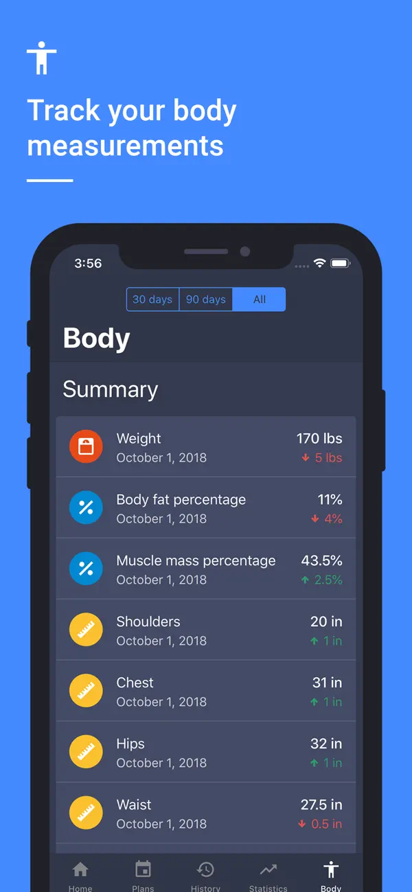 Gym Day: Workout Planner & Log Screenshot 6