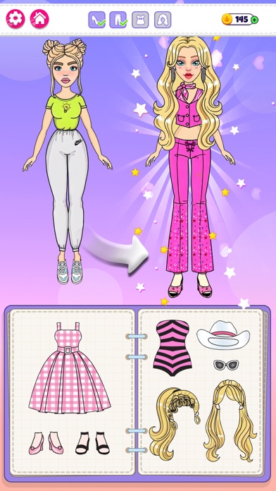 DIY Sweet Paper Doll: Dress Up Screenshot