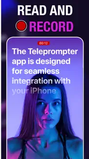teleprompter for video & vlog iphone screenshot 2