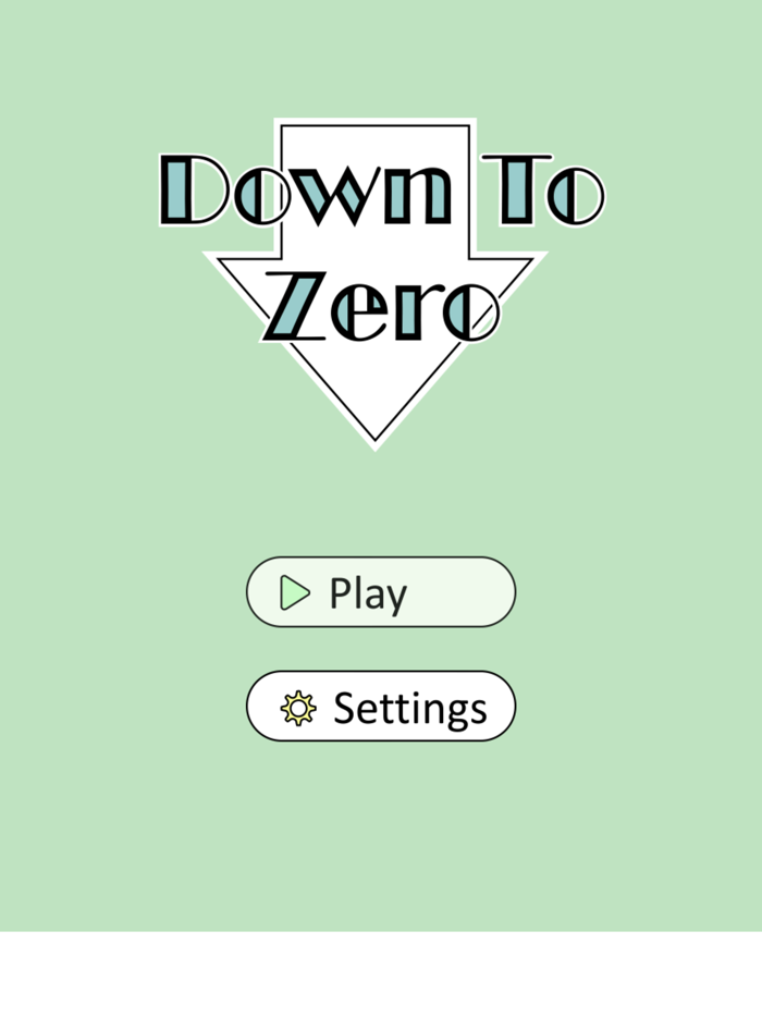 Down to Zero
