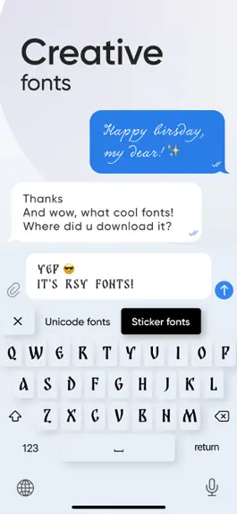 Game screenshot Aesthetic Fonts for Instagram apk