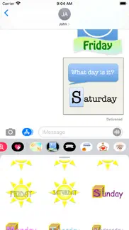 How to cancel & delete days of the week stickers 4