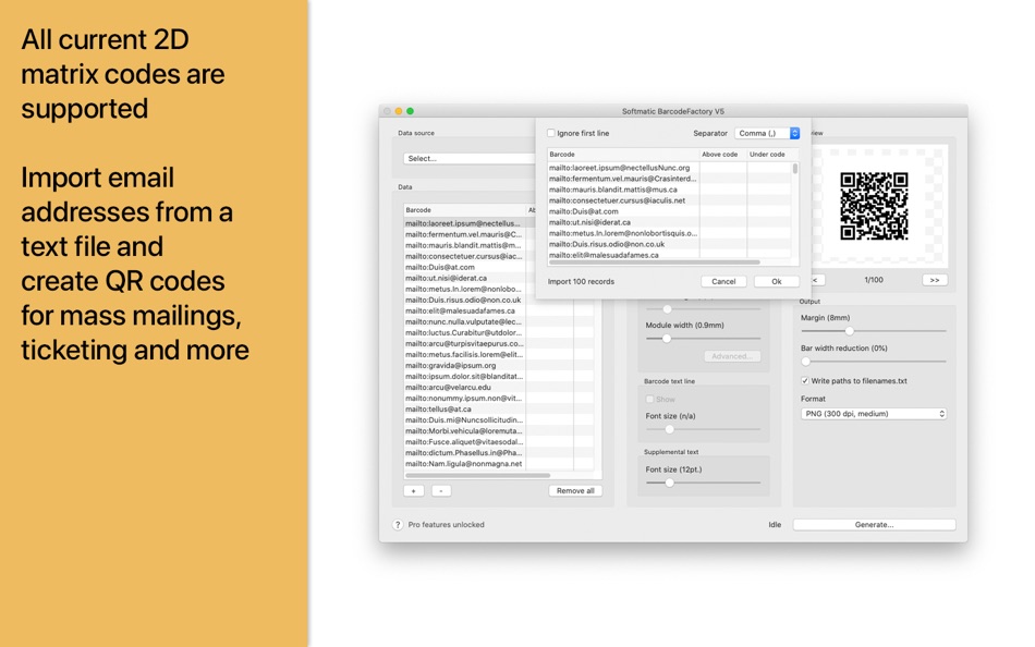 #5. Softmatic BarcodeFactory V5 (macOS) 由: Softmatic GmbH