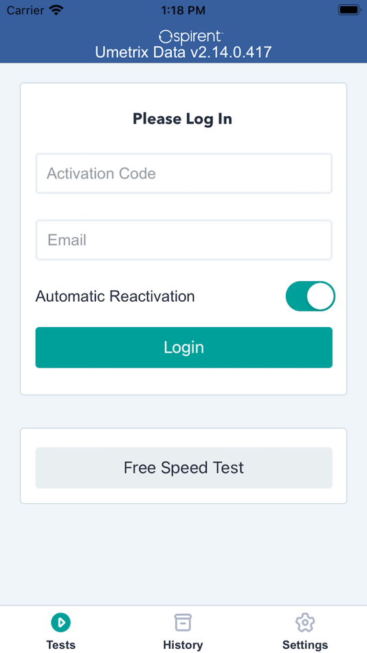 Umetrix Data (iOS) Podle: Spirent Communications, Inc. Umetrix Data (iOS) Podle: Spirent Communications, Inc.