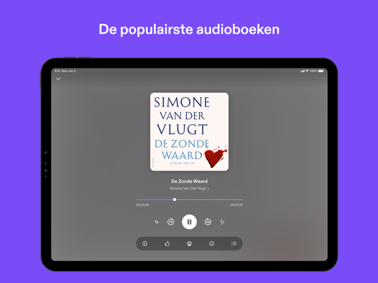 Podimo: Podcasts Luisterboeken iPad app afbeelding 3