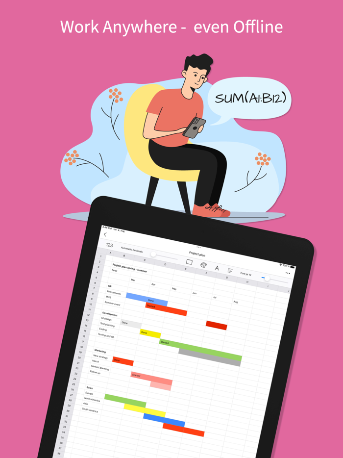 The Spreadsheet App.