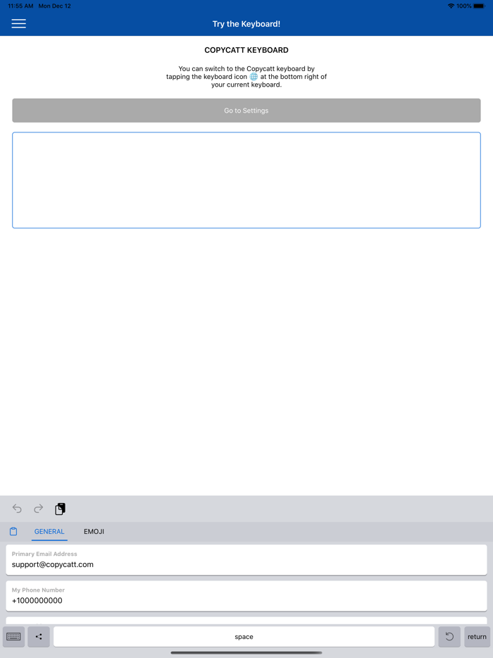 Copycatt - Auto Paste Keyboard