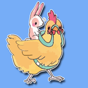 Chicken Bunny Stickers