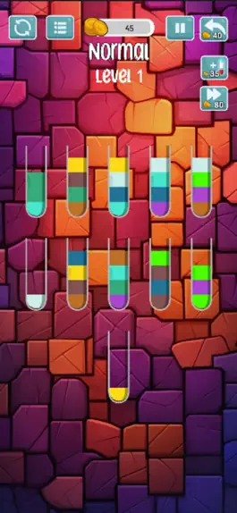 Game screenshot Бутылочки Пробирки. Get Color apk