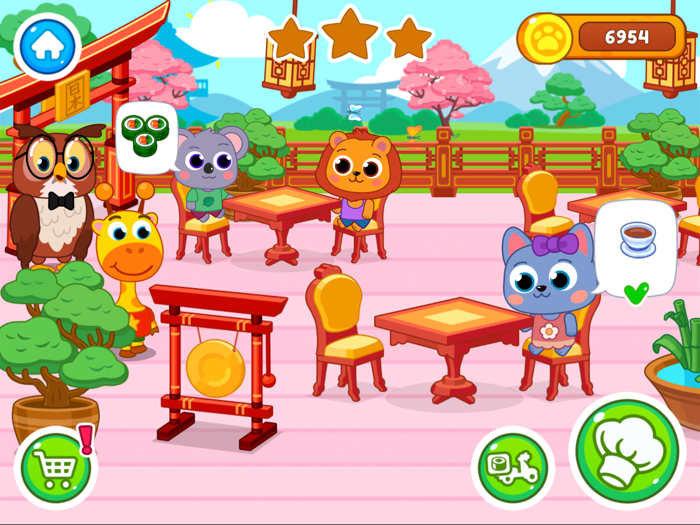Cooking sushi restaurant game
