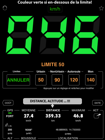 Screenshot #4 pour Compteur De Vitesse 55 Start