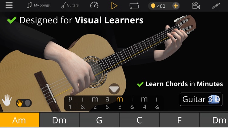 Guitar 3D - Basic Chords screenshot-0