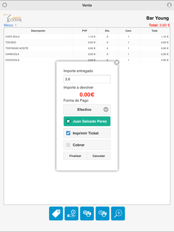 Screenshot #6 pour COMANDA - NO PROBLEM BAR&REST