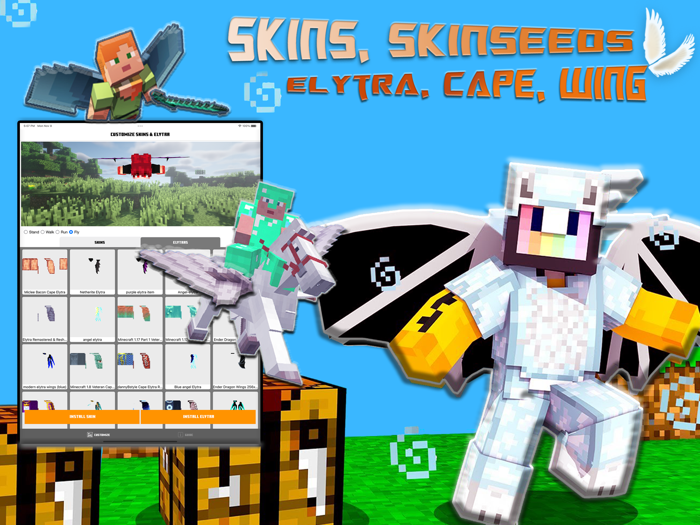 SKINSEED and SKINS FOR MINECRAFT