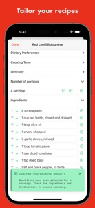 Tomaito - Recipe Generator screenshot #9 for iPhone