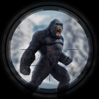 Scary Gorilla Animal Hunting logo