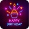 Icon Birthday Cake Photo Card Maker