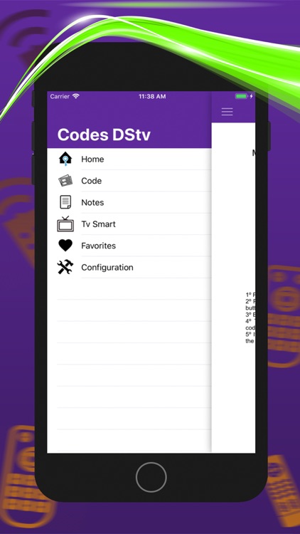 Control Code For DStv