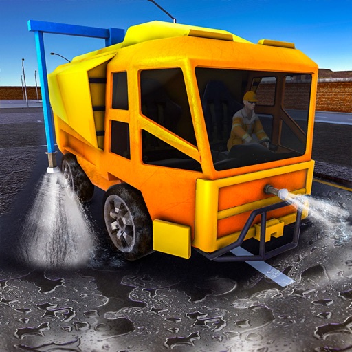 Road Power Wash Truck