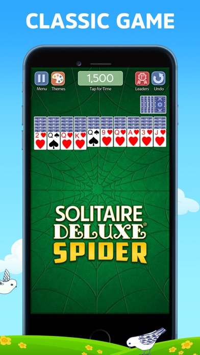 Spider Solitaire Deluxe 2 screenshot 1