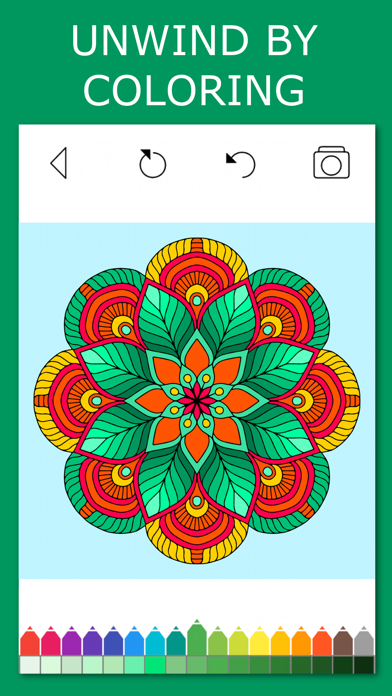 Mandala Coloring Pages Games Screenshot