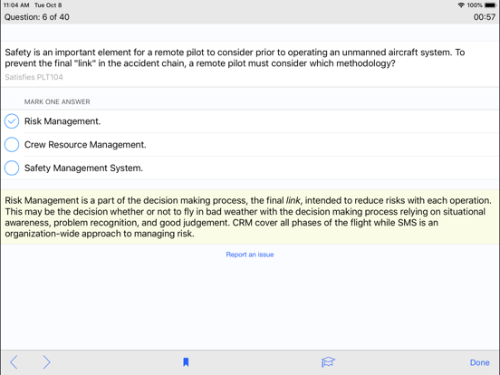 107 Pilot School iPad screenshot 5 - Education app