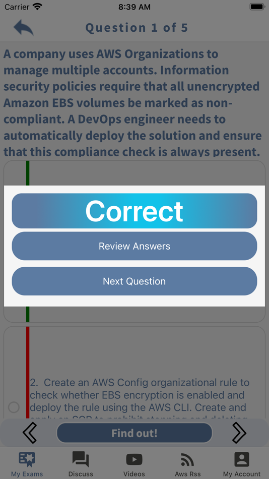 #3. AWS DevOps Engineer (DOP-C01) (iOS) By: Naveen Karamchetti