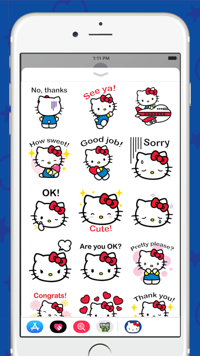 Screenshot #3 pour Hello Kitty Messaging Stickers