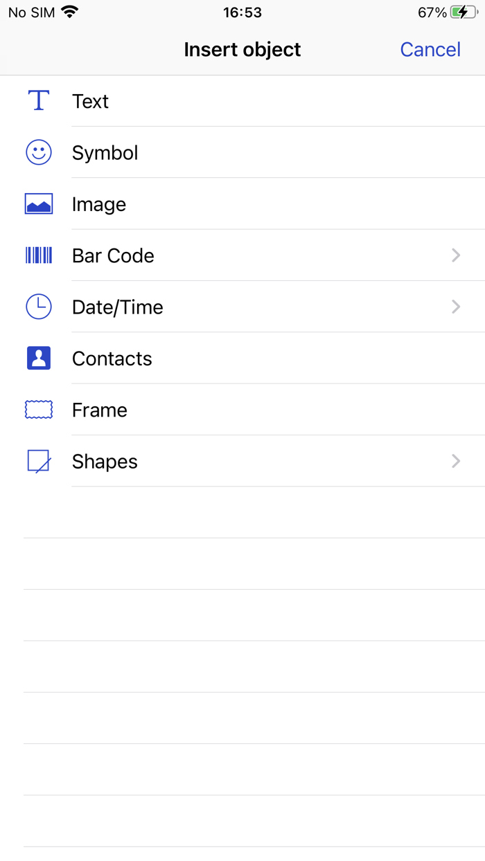 Brother iPrintandLabel