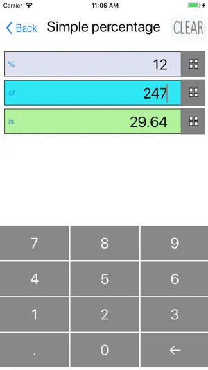 Percent, Percentage Calculator screenshot 2