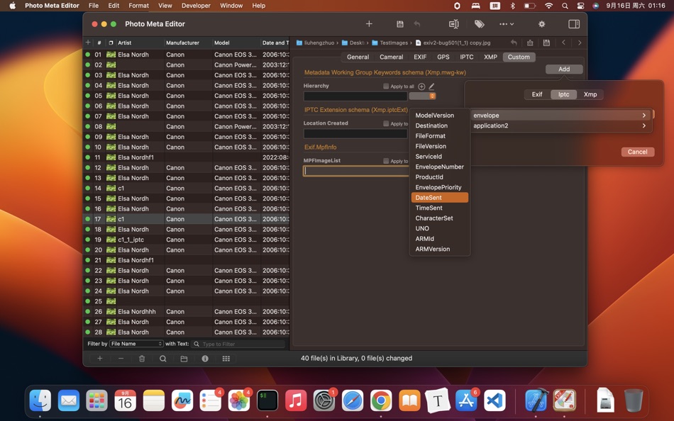 #6. Photo Meta Editor (macOS) Podle: 恒卓 刘