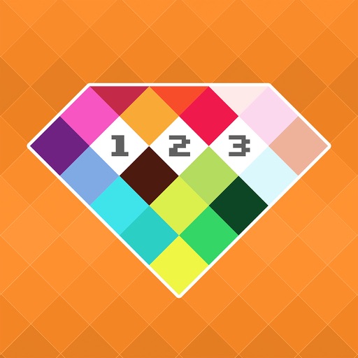 Color By Number! Pixel Art Icon