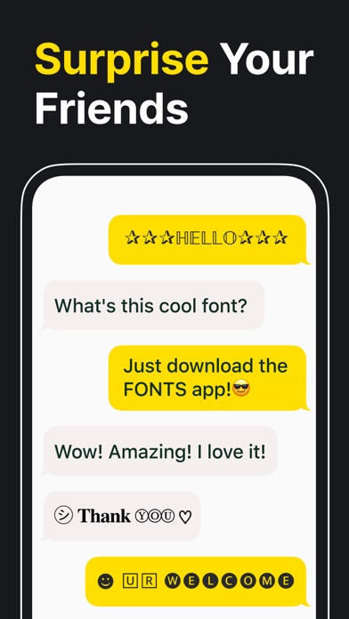 Fonts for iPhone & Keyboards Screenshot