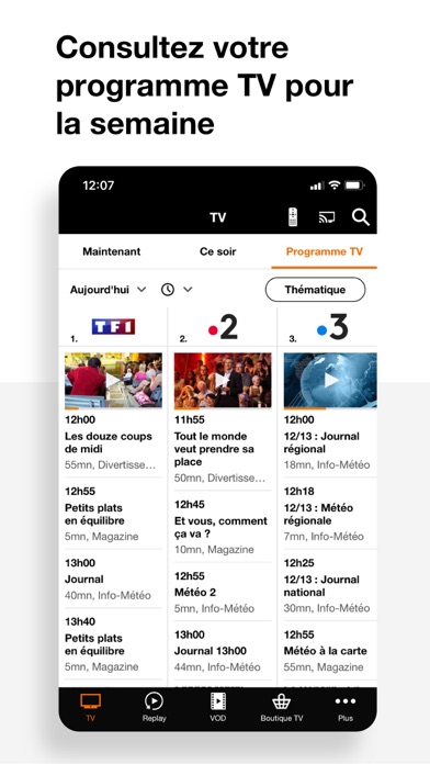 Screenshot #3 pour TV d'Orange • Direct & Replay