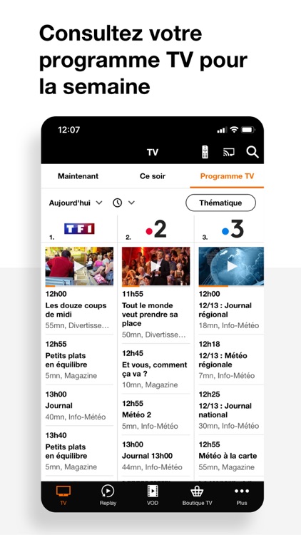 TV d'Orange • Direct & Replay