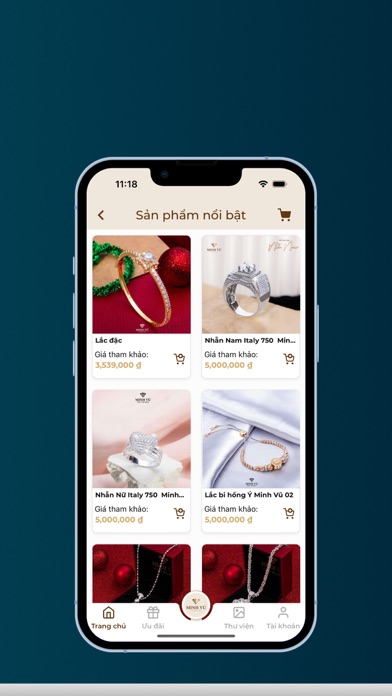 Minh Vũ Jewelry Screenshot
