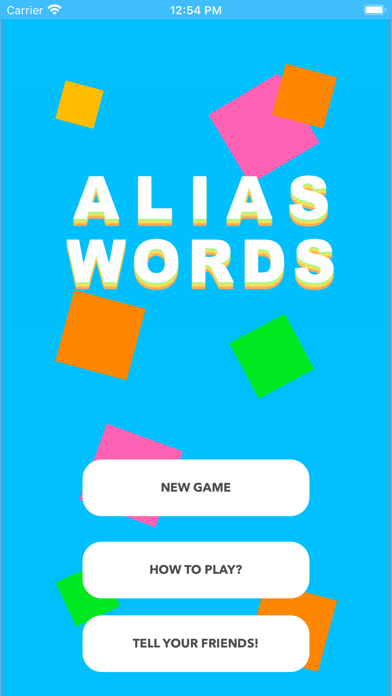 Alias Words Screenshot