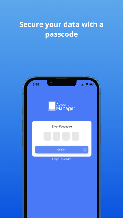 Account & Expense Manager Screenshot