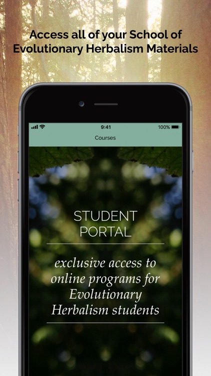 Evolutionary Herbalism